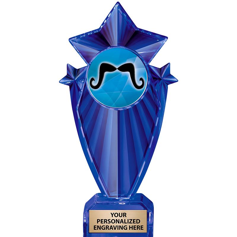 8" BLUE STARGRAM ICICLE TRP