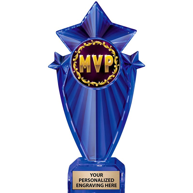 8" BLUE STARGRAM ICICLE TRP