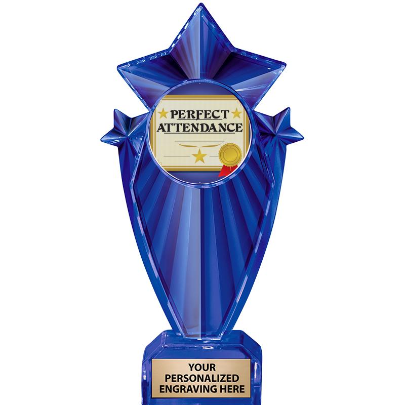 8" BLUE STARGRAM ICICLE TRP