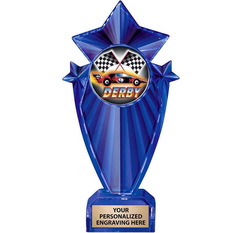 8" BLUE STARGRAM ICICLE TRP