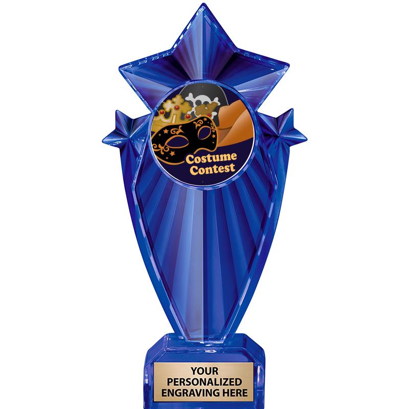 8" BLUE STARGRAM ICICLE TRP