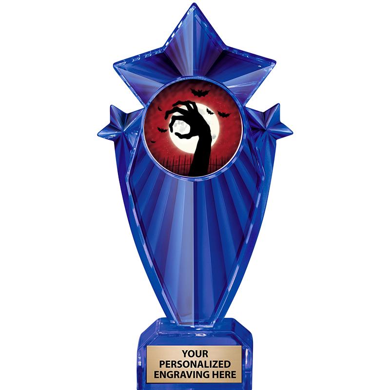 8" BLUE STARGRAM ICICLE TRP