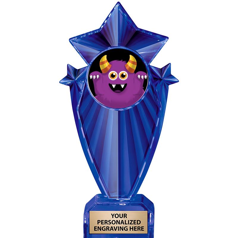 8" BLUE STARGRAM ICICLE TRP