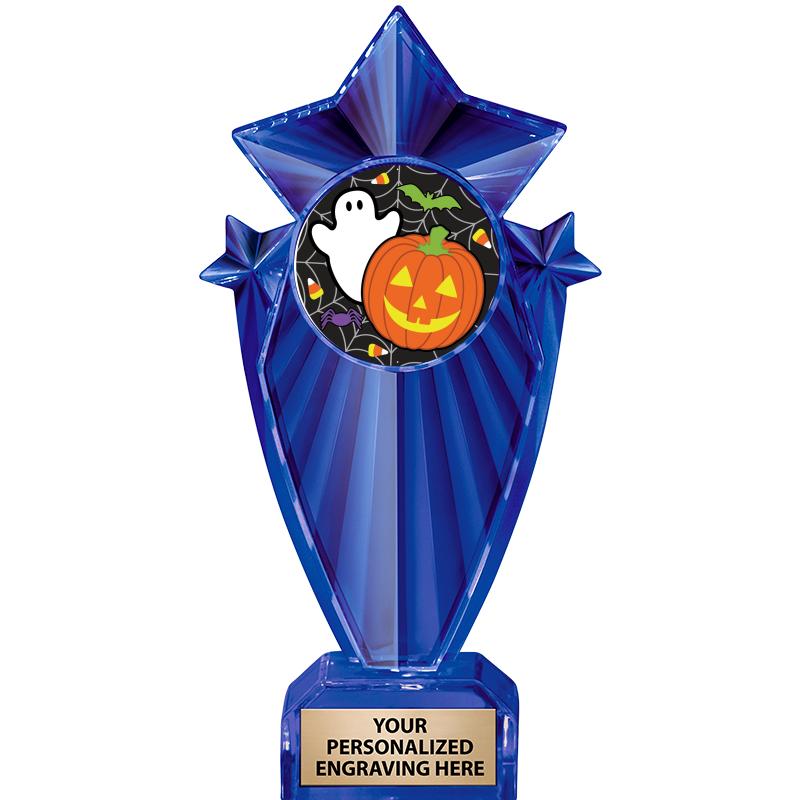 8" BLUE STARGRAM ICICLE TRP