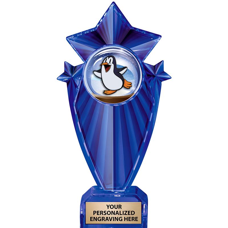 8" BLUE STARGRAM ICICLE TRP