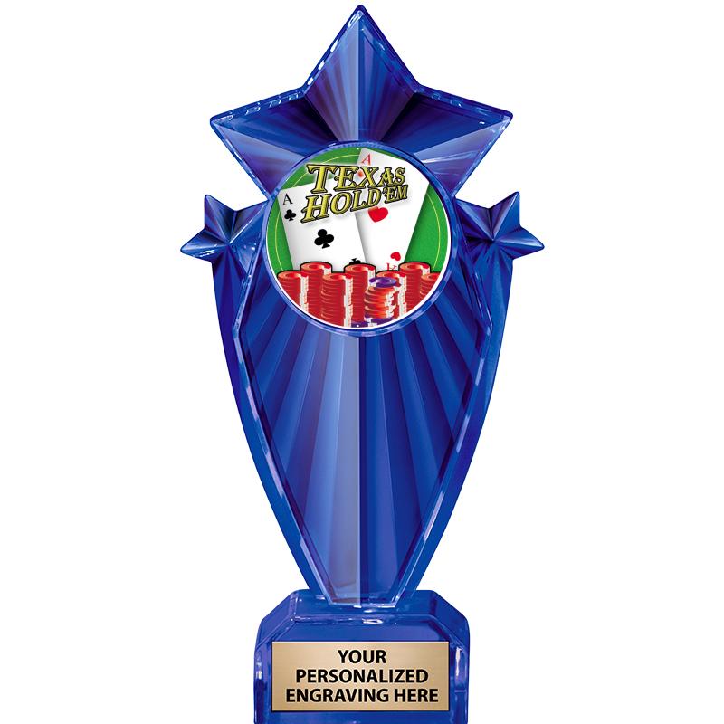 8" BLUE STARGRAM ICICLE TRP