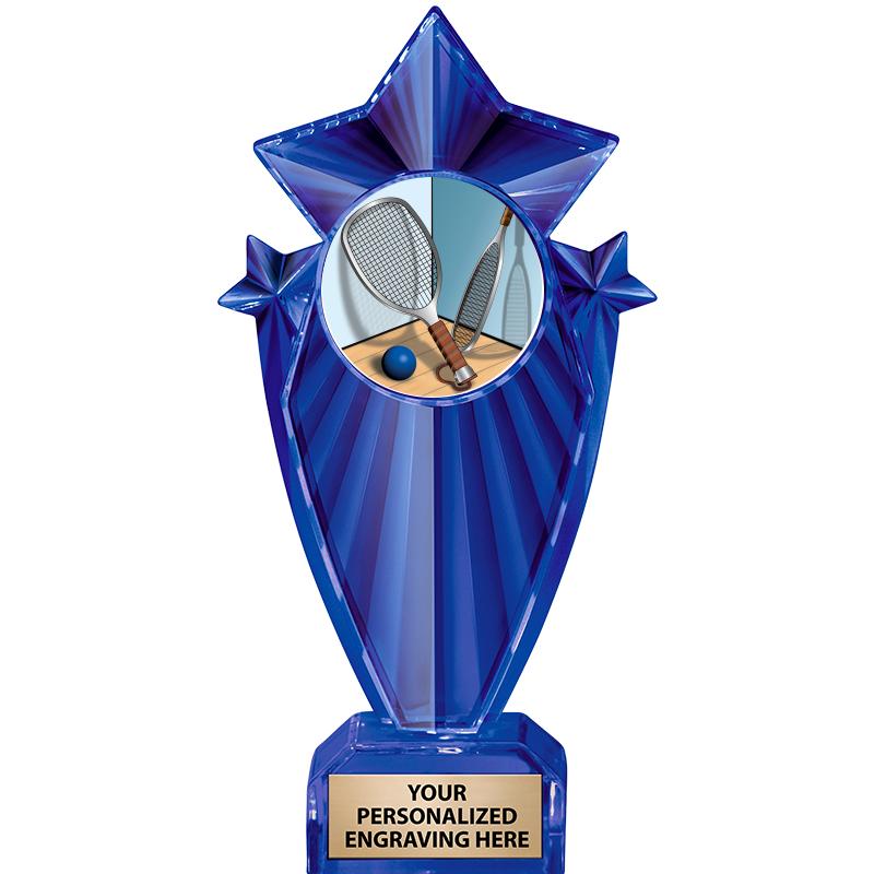 8" BLUE STARGRAM ICICLE TRP