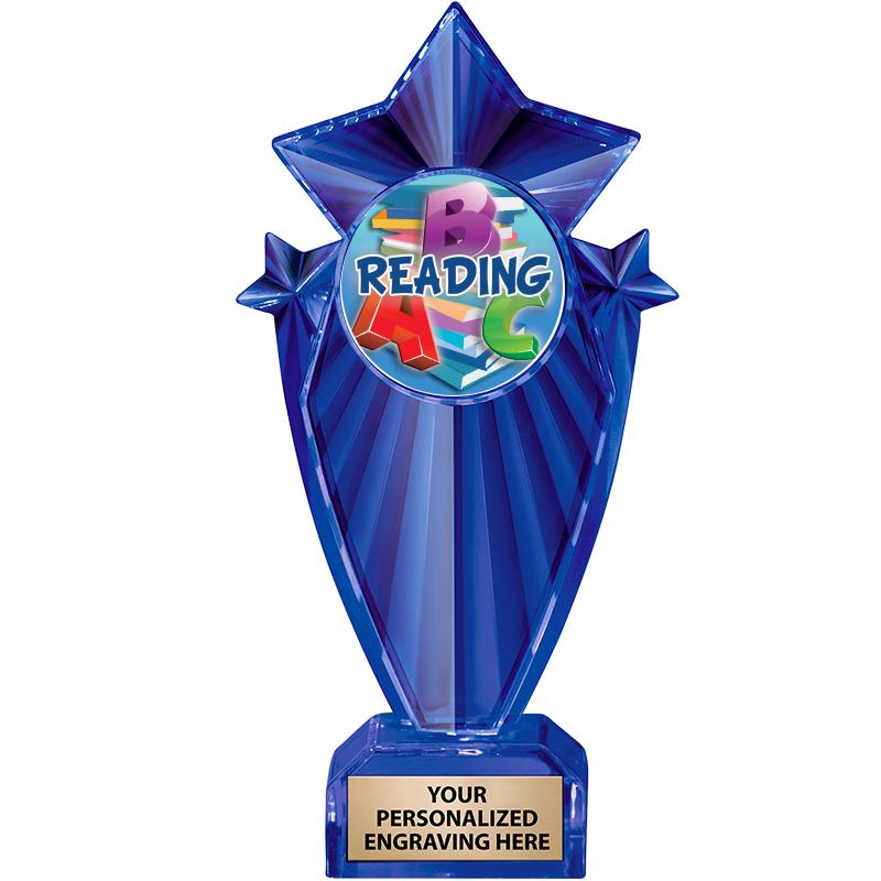 8" BLUE STARGRAM ICICLE TRP