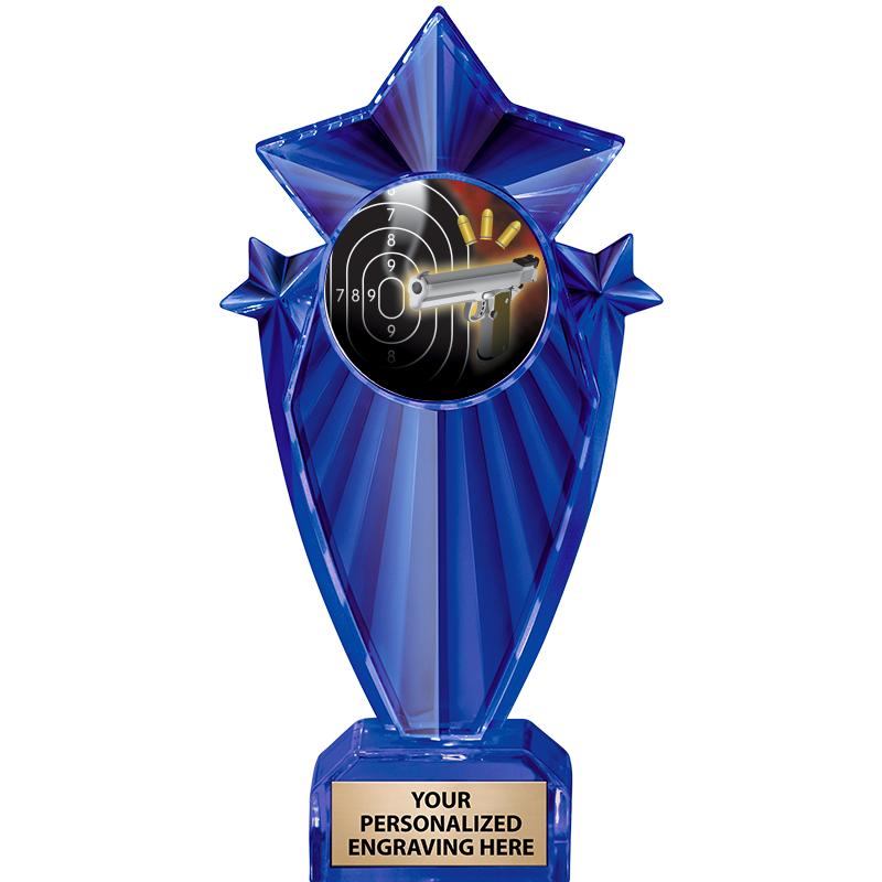 8" BLUE STARGRAM ICICLE TRP