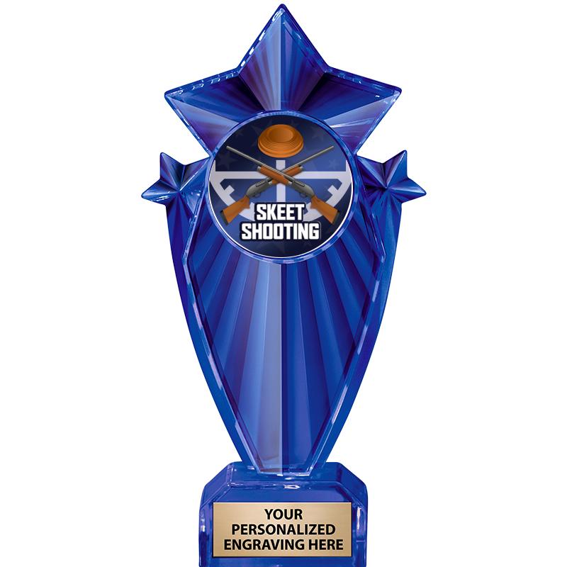 8" BLUE STARGRAM ICICLE TRP