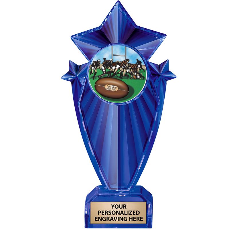 8" BLUE STARGRAM ICICLE TRP