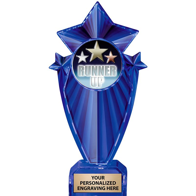 8" BLUE STARGRAM ICICLE TRP