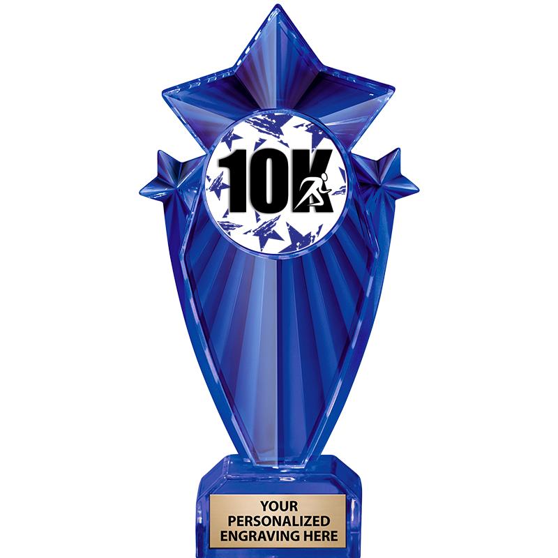 8" BLUE STARGRAM ICICLE TRP