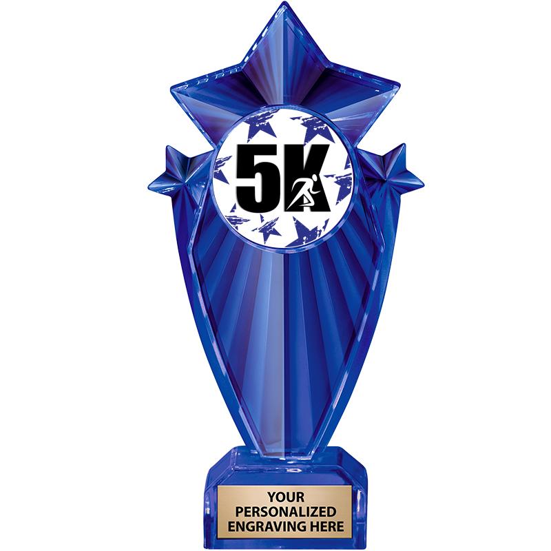 8" BLUE STARGRAM ICICLE TRP