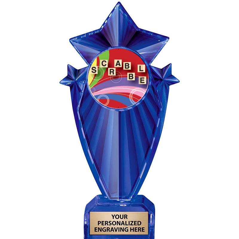 8" BLUE STARGRAM ICICLE TRP