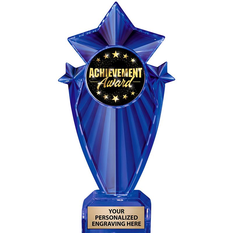 8" BLUE STARGRAM ICICLE TRP