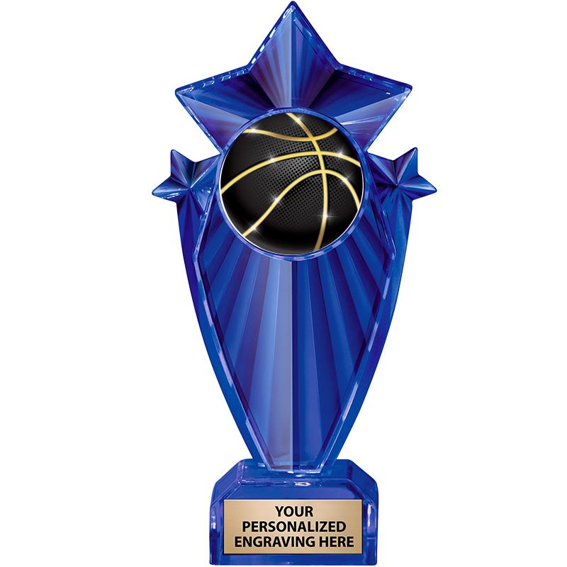 8" BLUE STARGRAM ICICLE TRP