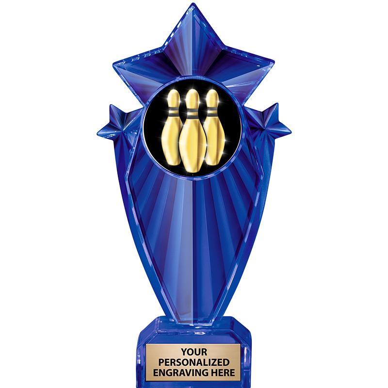 8" BLUE STARGRAM ICICLE TRP