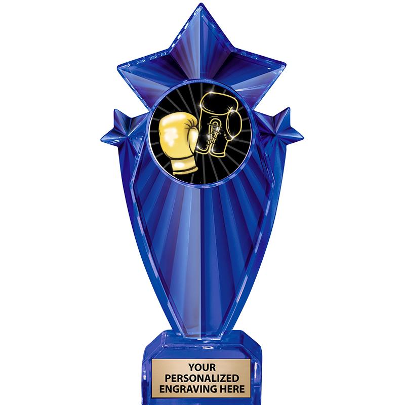 8" BLUE STARGRAM ICICLE TRP