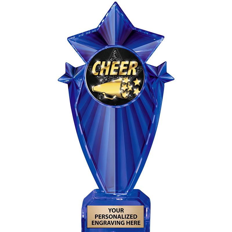 8" BLUE STARGRAM ICICLE TRP