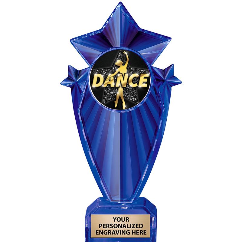 8" BLUE STARGRAM ICICLE TRP