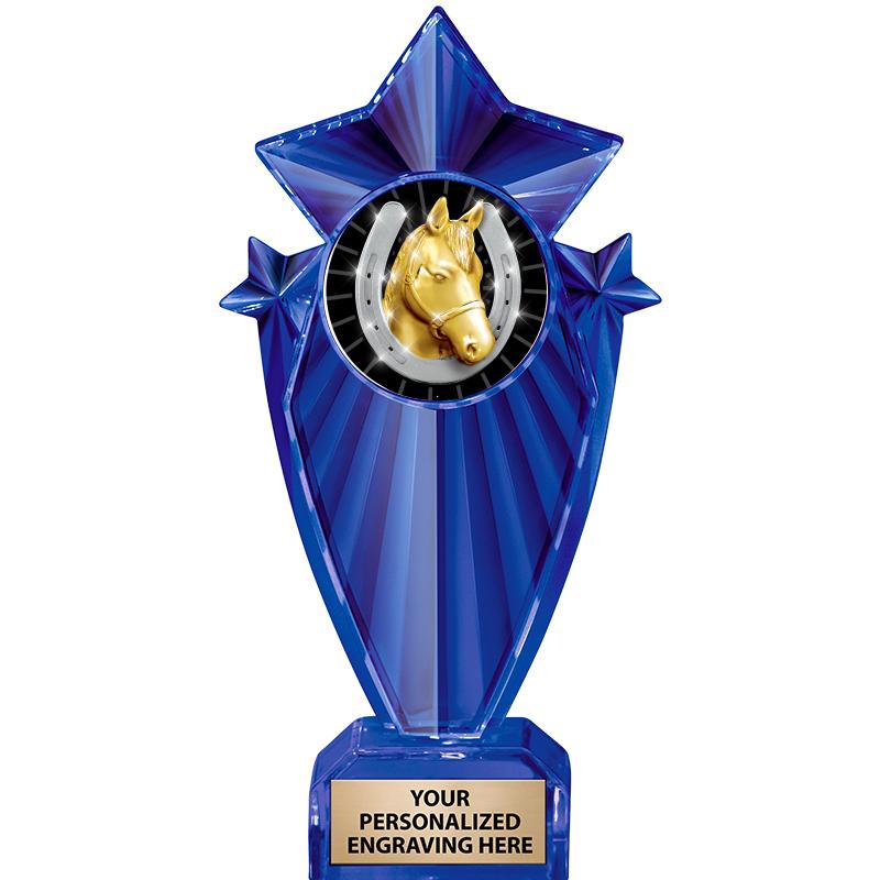 8" BLUE STARGRAM ICICLE TRP