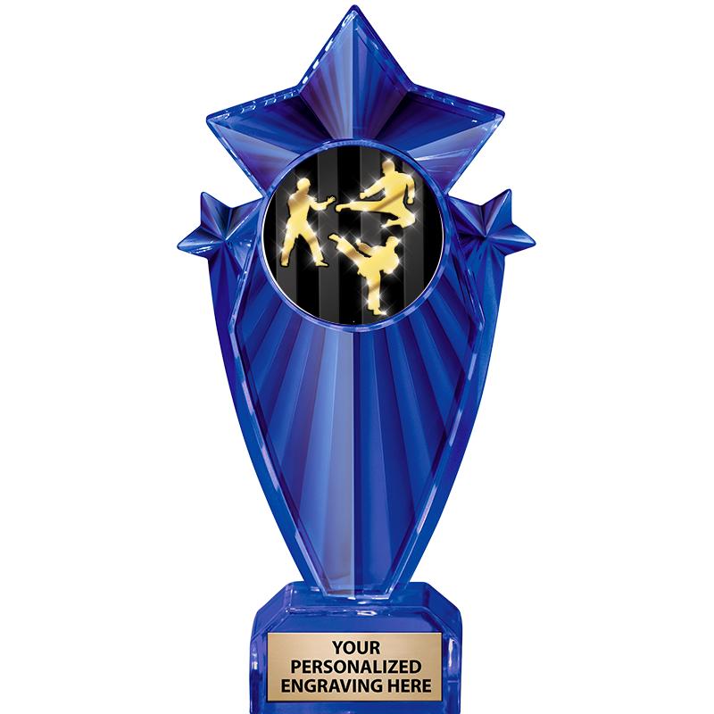 8" BLUE STARGRAM ICICLE TRP