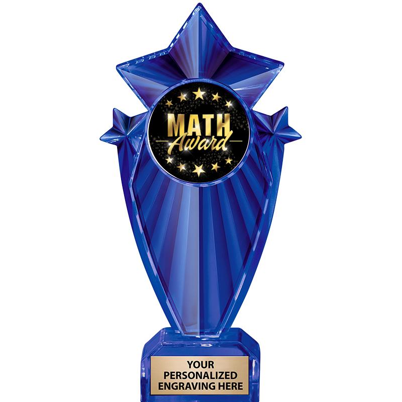 8" BLUE STARGRAM ICICLE TRP