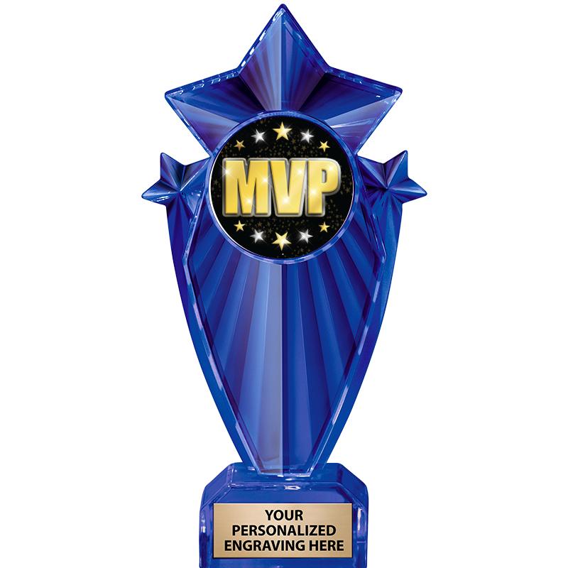 8" BLUE STARGRAM ICICLE TRP