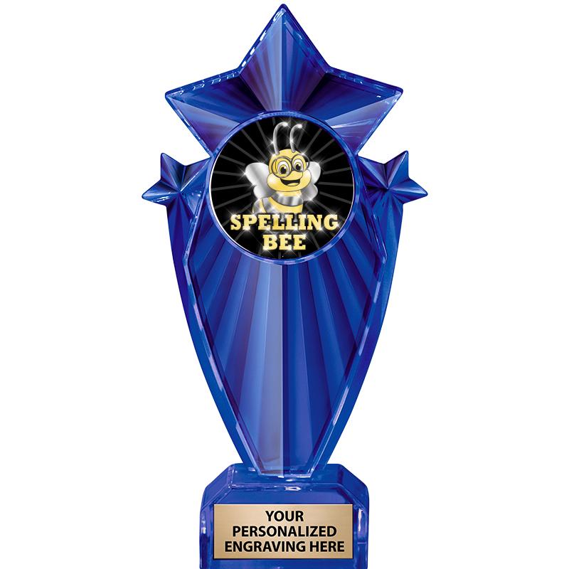 8" BLUE STARGRAM ICICLE TRP