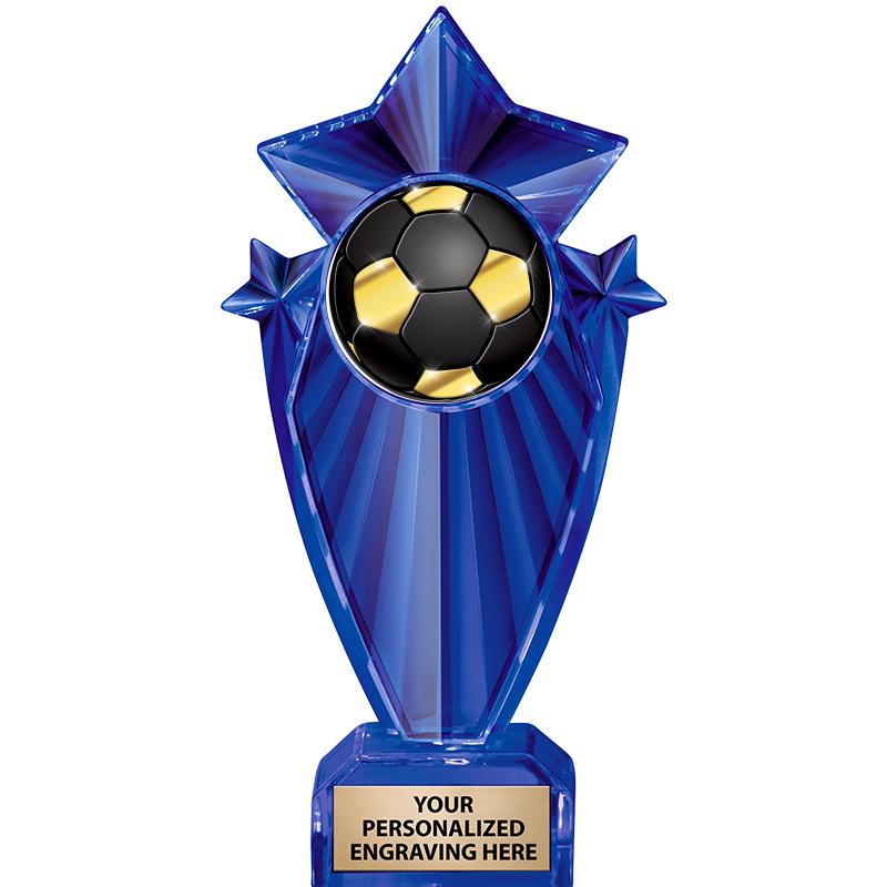 8" BLUE STARGRAM ICICLE TRP