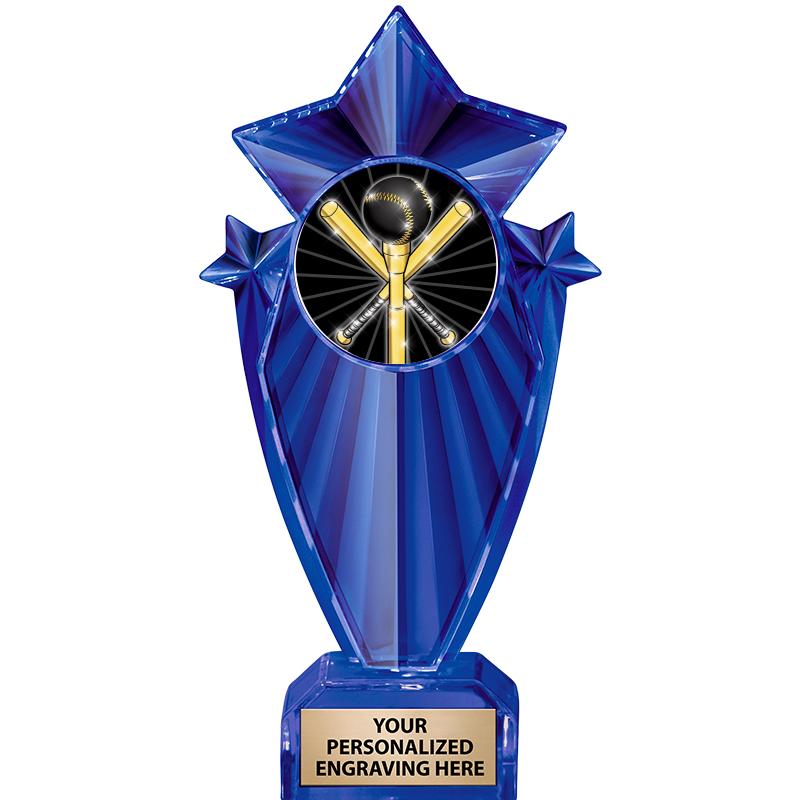 8" BLUE STARGRAM ICICLE TRP