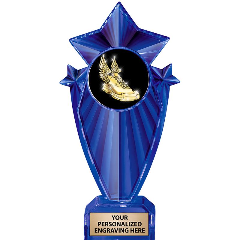 8" BLUE STARGRAM ICICLE TRP