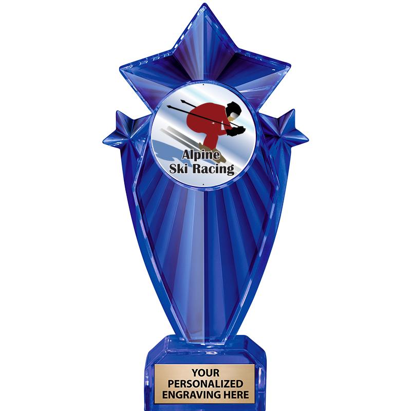 8" BLUE STARGRAM ICICLE TRP