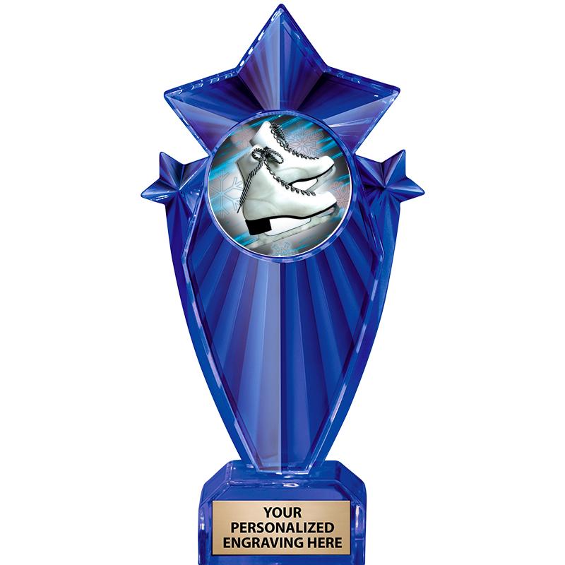 8" BLUE STARGRAM ICICLE TRP