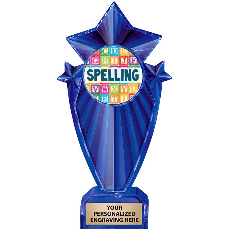 8" BLUE STARGRAM ICICLE TRP