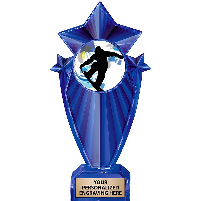 8" BLUE STARGRAM ICICLE TRP