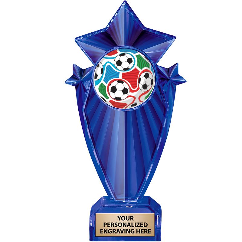 8" BLUE STARGRAM ICICLE TRP