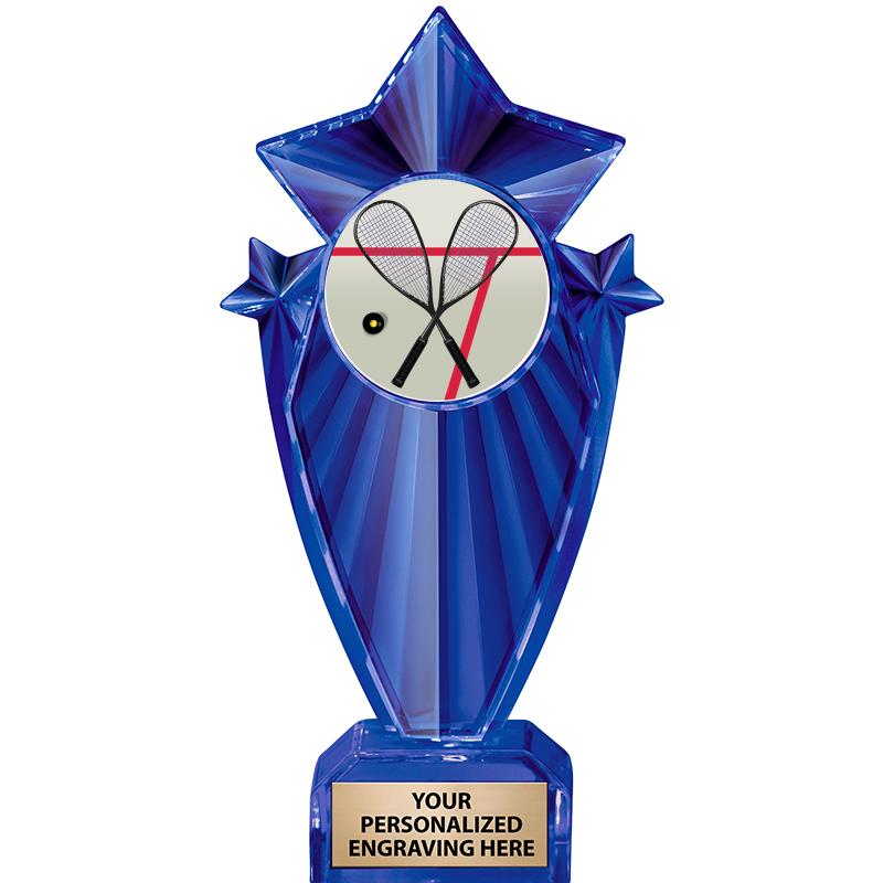 8" BLUE STARGRAM ICICLE TRP