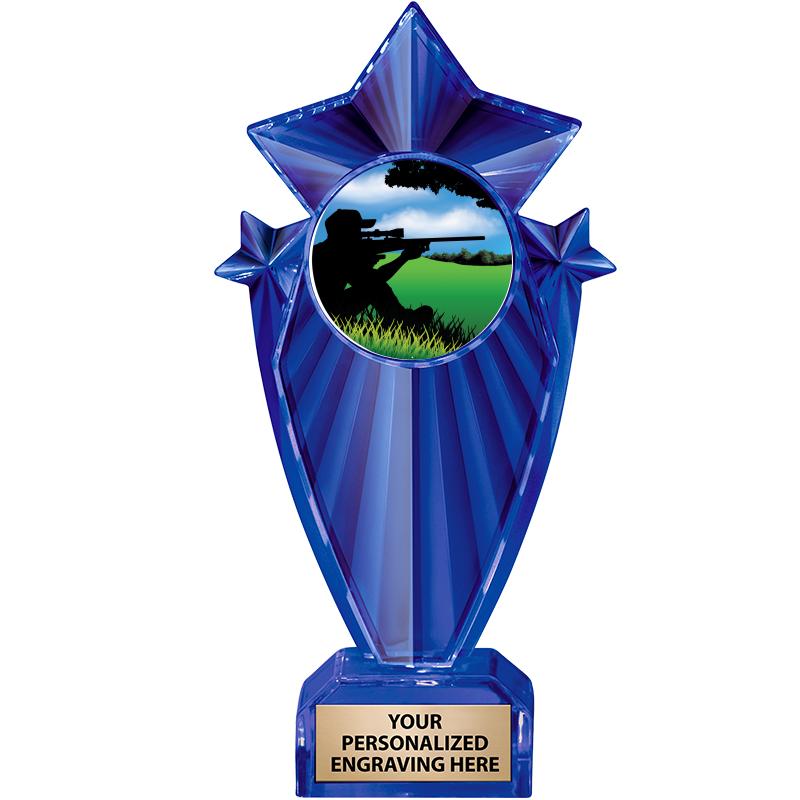 8" BLUE STARGRAM ICICLE TRP