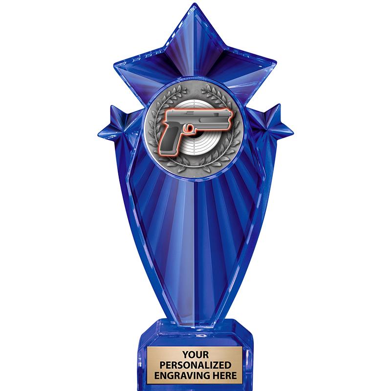 8" BLUE STARGRAM ICICLE TRP