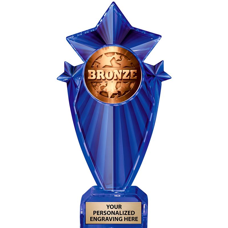 8" BLUE STARGRAM ICICLE TRP