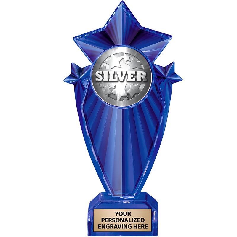 8" BLUE STARGRAM ICICLE TRP