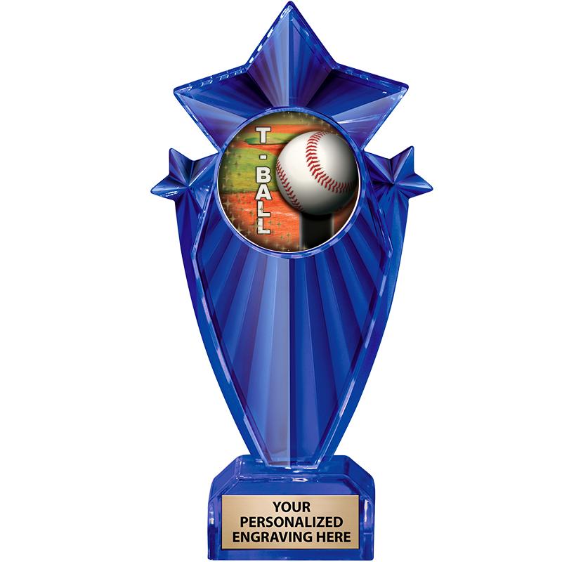 8" BLUE STARGRAM ICICLE TRP