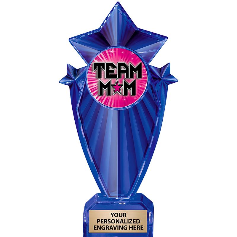 8" BLUE STARGRAM ICICLE TRP