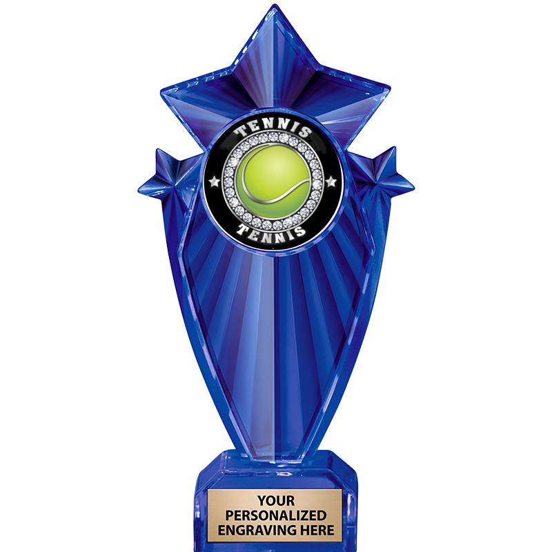 8" BLUE STARGRAM ICICLE TRP