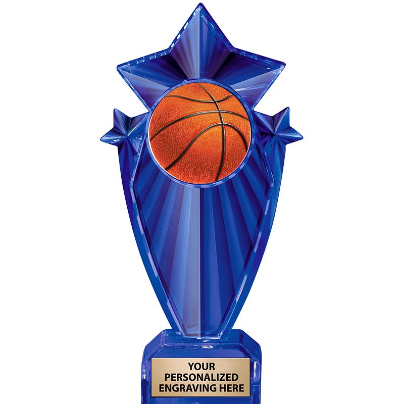 8" BLUE STARGRAM ICICLE TRP