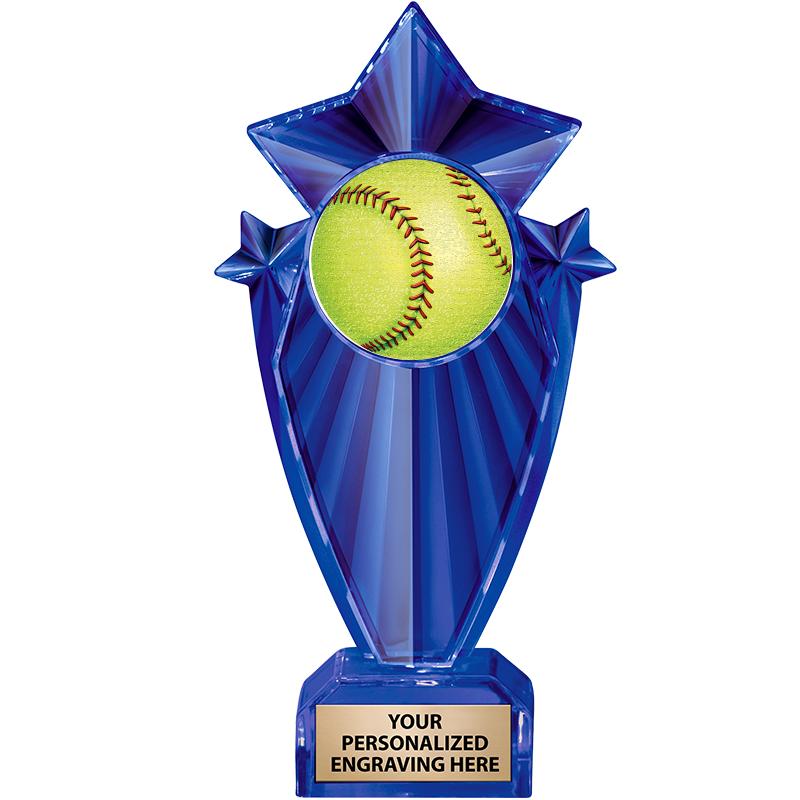 8" BLUE STARGRAM ICICLE TRP