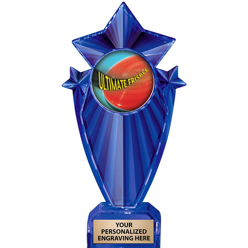 8" BLUE STARGRAM ICICLE TRP