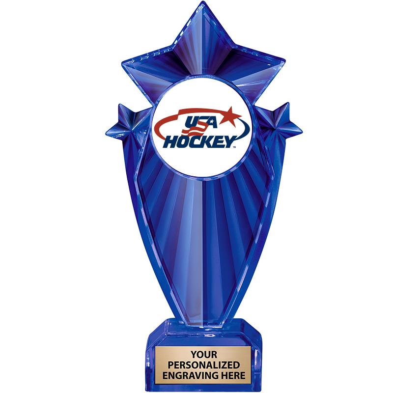 8" BLUE STARGRAM ICICLE TRP